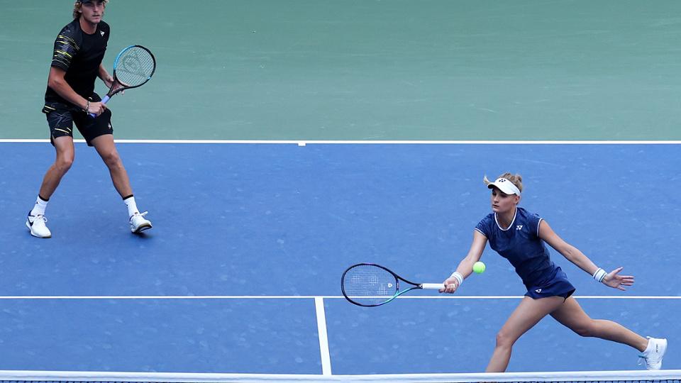 $!¡Mazatleca Giuliana Olmos avanza a la final del dobles mixtos en el US Open!