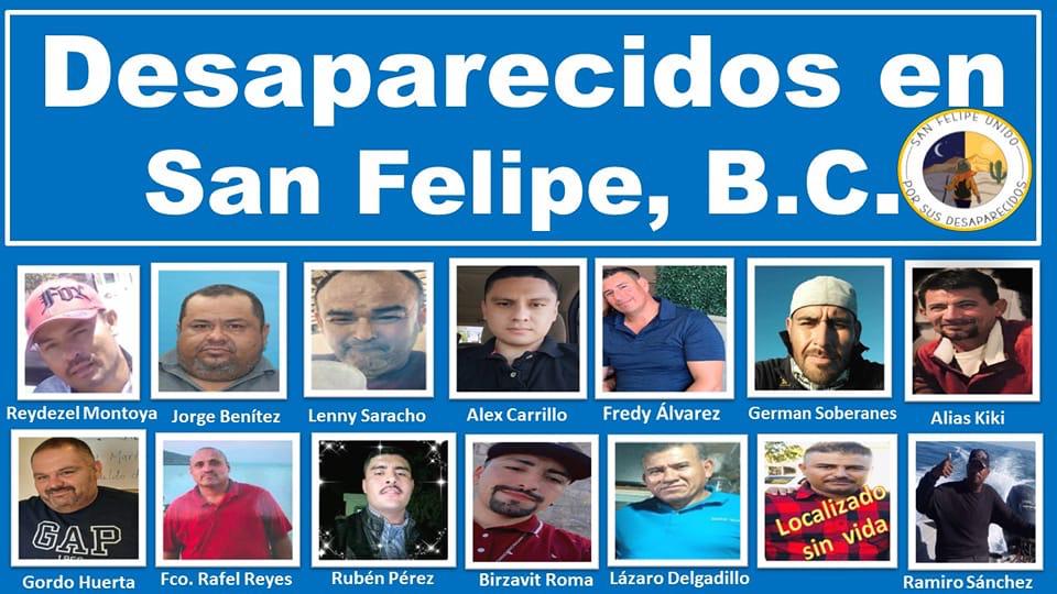 $!Según información del colectivo San Felipe Unido por sus Desaparecidos, al menos 16 personas de la localidad desaparecieron en los últimos cinco años, la mayoría en 2022 y 2023.