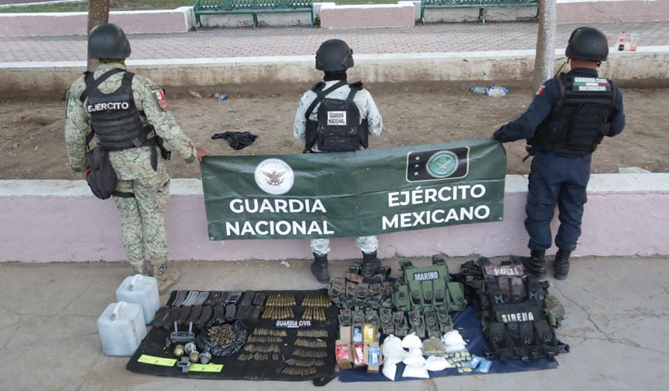 $!Decomisan armamento y explosivos para drones en La Ruana, Michoacán