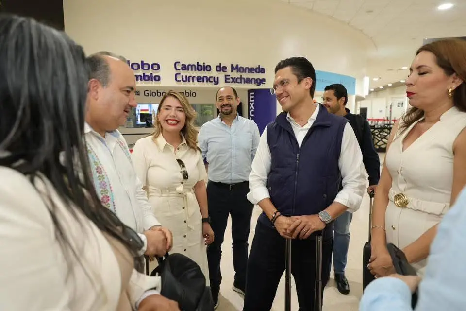 $!Reciben en Mazatlán al dirigente nacional del PAN, Jorge Romero Herrera