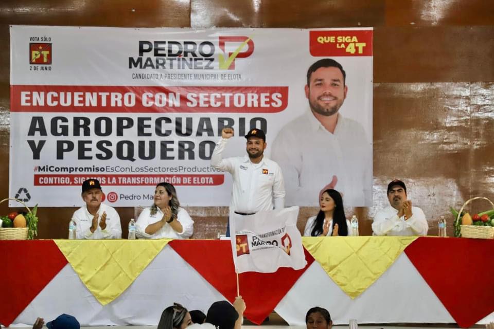 $!Se reúne Pedro Martínez con sectores agropecuario y pesquero de Elota