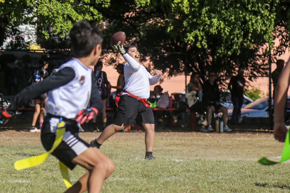 $!Arranca la Liga Municipal de Tochito NFL en Culiacán con 58 equipos