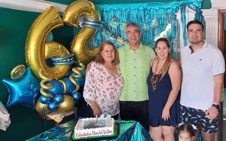 Víctor Manuel Alduenda festeja sus 62 años