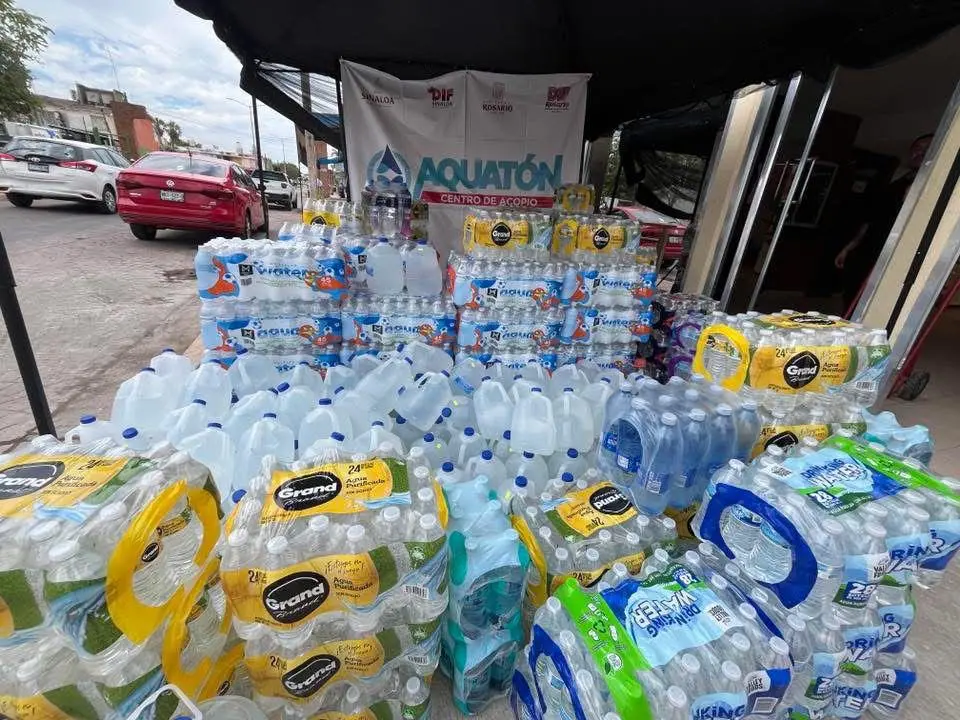 $!Aquatón 2026 arranca en Rosario con casi 4 mil litros de agua
