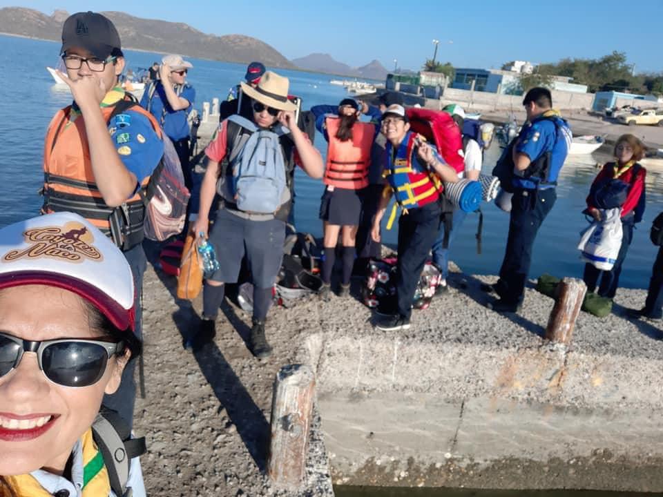 $!Los participantes listos para emprender sus actividades.