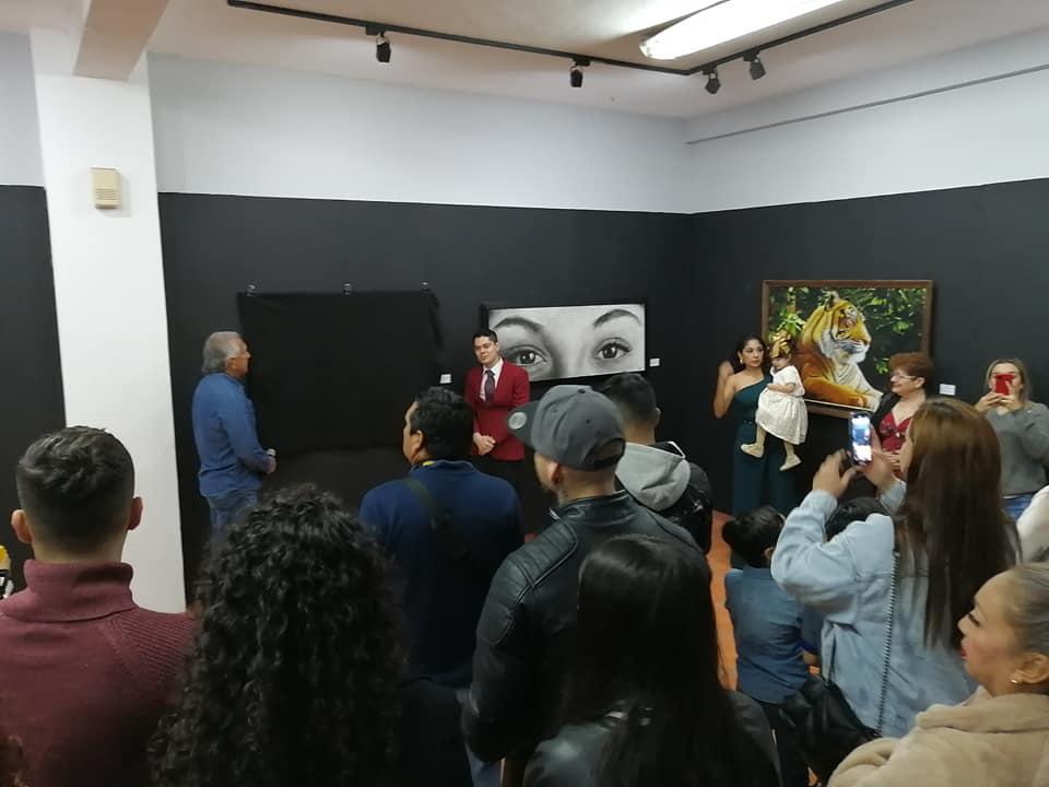 $!José Luis abrió el telón de una pintura inédita.