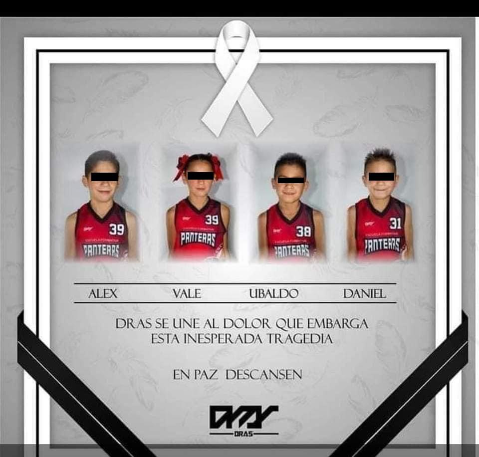 $!Fallecen 4 hermanos basquetbolistas en accidente en Oaxaca