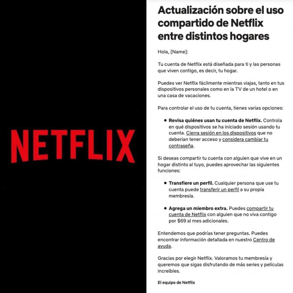 $!Compartir la cuenta de Netflix costará 69 pesos extra al mes