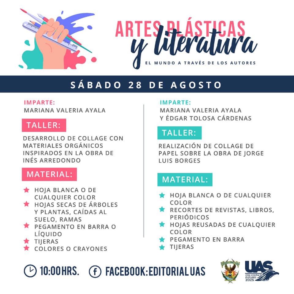 $!Acercarán a niños y jóvenes a la lectura creando arte, en taller virtual