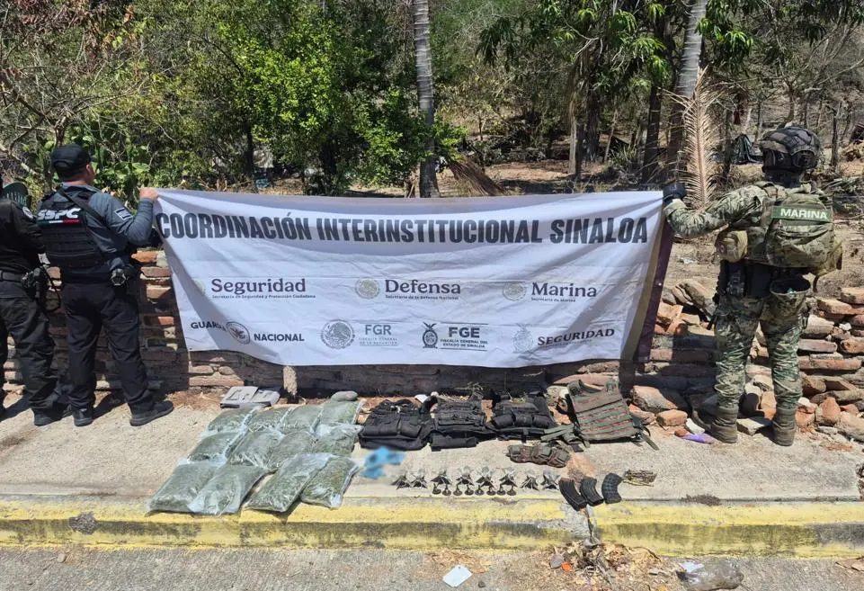 $!Aseguran explosivos y droga en operativos federales en Mazatlán y Rosario