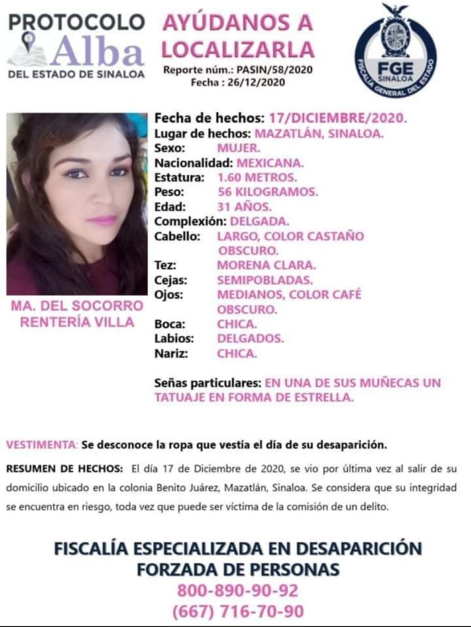 $!En Mazatlán hay más de 20 mujeres desaparecidas, señala colectivo