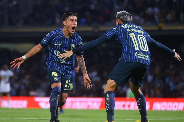 América golea a Pumas en el Clásico Capitalino