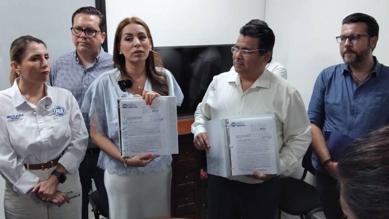 Dirigentes del PAN en Sinaloa denuncian ante el IEES a la Diputada federal con licencia Graciela Domínguez Nava.