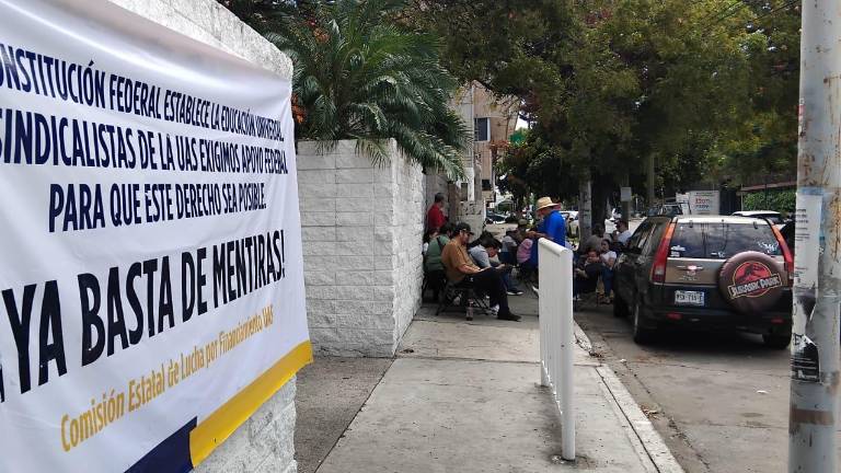 Protesta de la UAS en todas sus unidades académicas y administrativas.