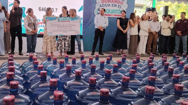 En Culiacán se pone en marcha la colecta de agua potable Aquatón 2026.