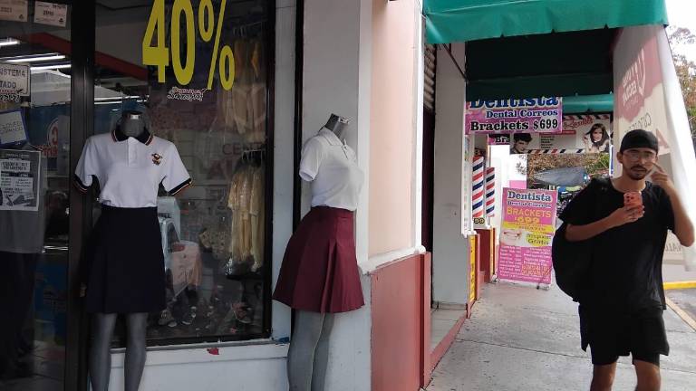 Comerciantes de Culiacán reportan que el regreso a clases que generaron ventas por debajo de lo esperado.
