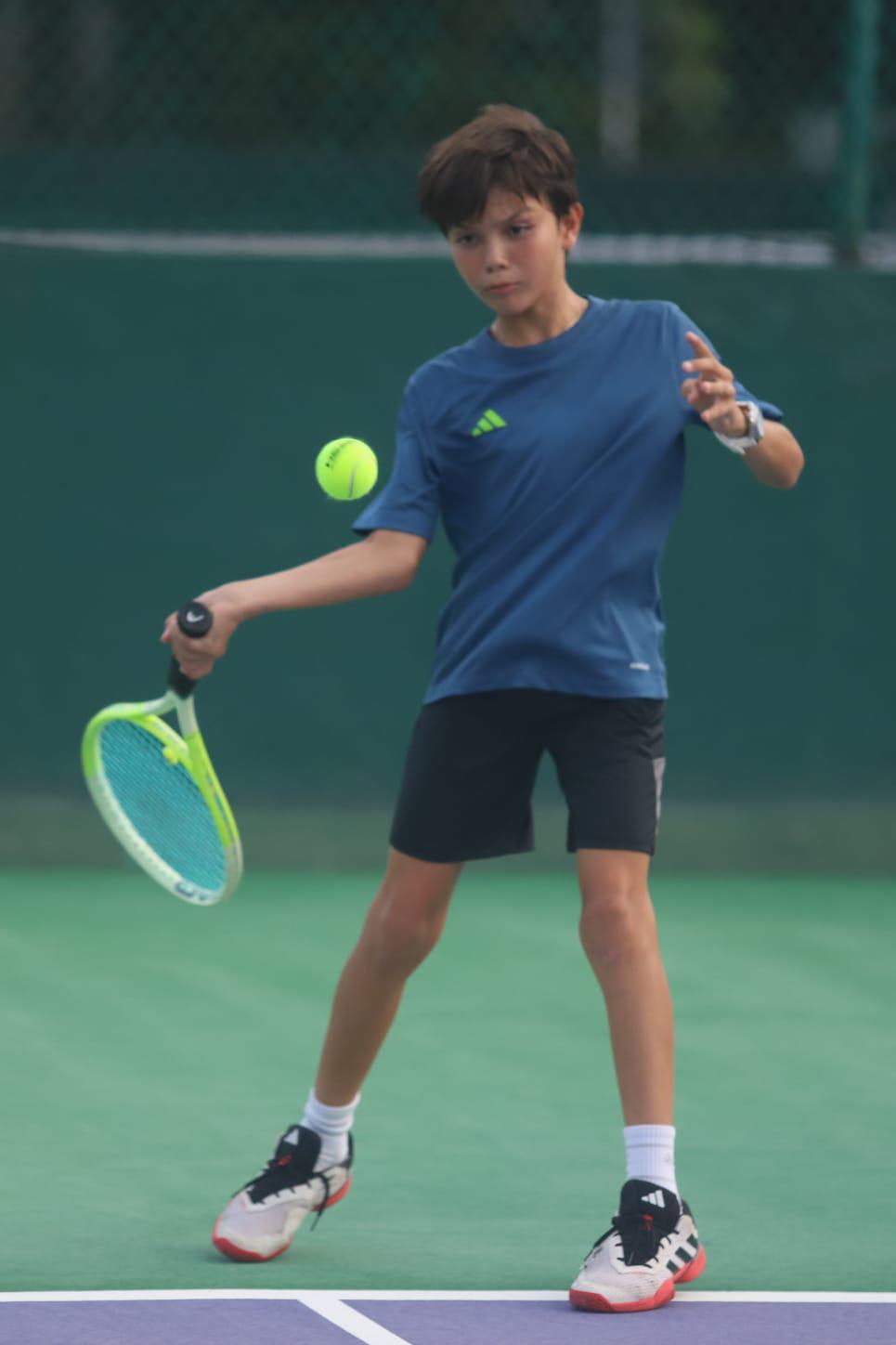$!Lucca Becerra suma triunfo en Circuito de Tenis, en El Cid