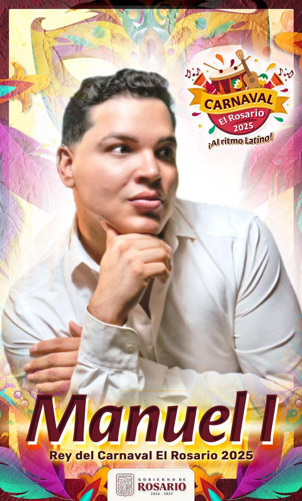 $!Manuel I será coronado como Rey del Carnaval 2025.