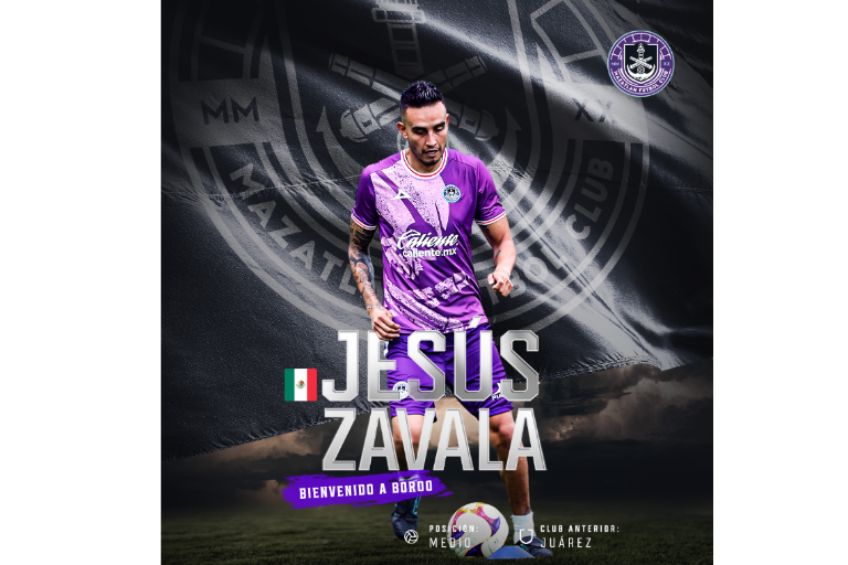 Jesús Zavala es nuevo jugador de Mazatlán FC