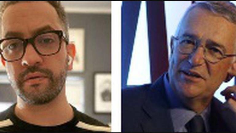 Chumel Torres y Ricardo Salinas Pliego