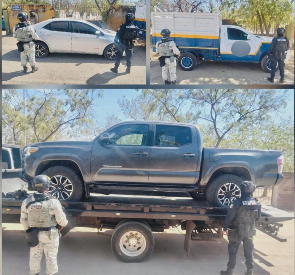 $!Recuperan 7 vehículos robados en operativos en Culiacán y Elota