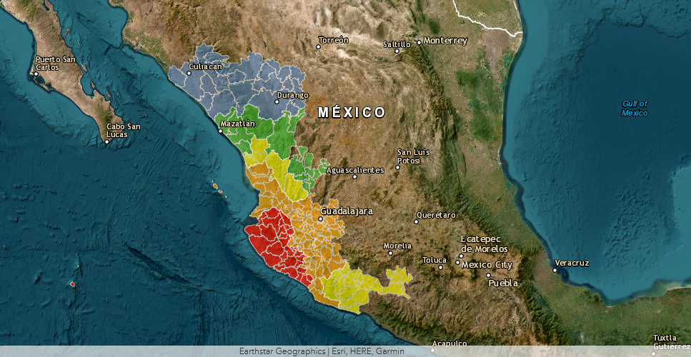 $!Huracán Simon cambia trayectoria y el Meteorológico prevé impacto en Sinaloa como tormenta tropical