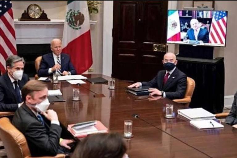 Biden plantea reunión presencial con AMLO y Trudeau en Washington la próxima semana