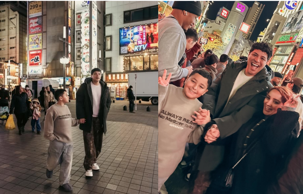 $!Eduin estuvo acompañado por su esposa e hijos.