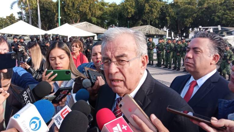 El Gobernador Rubén Rocha Moya señala que el proceso determinará si Luis Guillermo Benítez Torres tiene responsabilidad o no en lo que se le acusa.