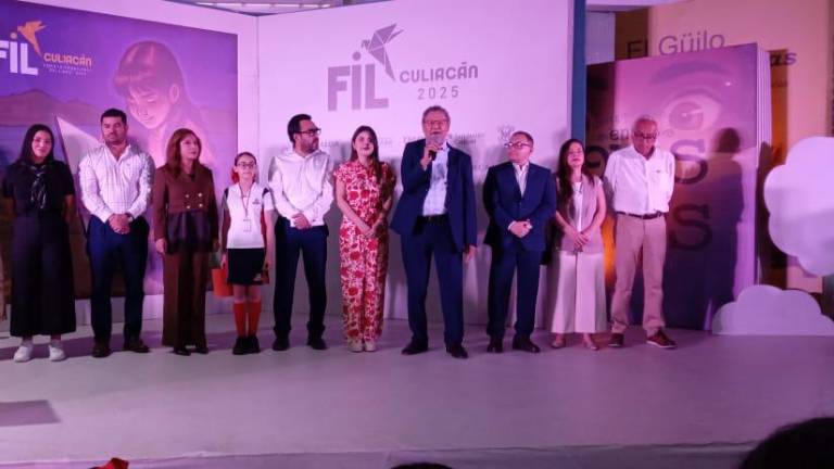 Inauguración de la Feria Internacional del Libro de Culiacán 2025.