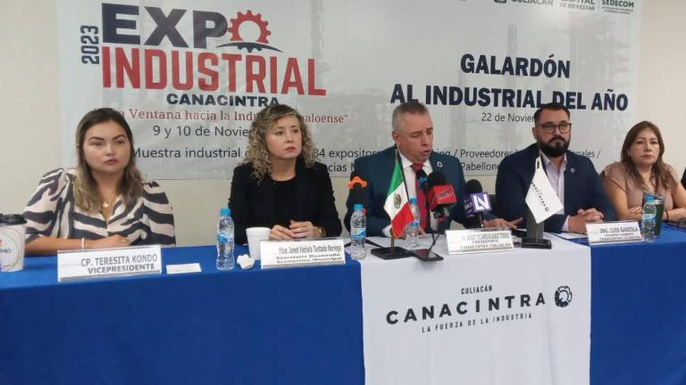 Canacintra Culiacán dio a conocer los detalles de la Expo Industrial 2023, que se realizará del 9 al 10 de noviembre.