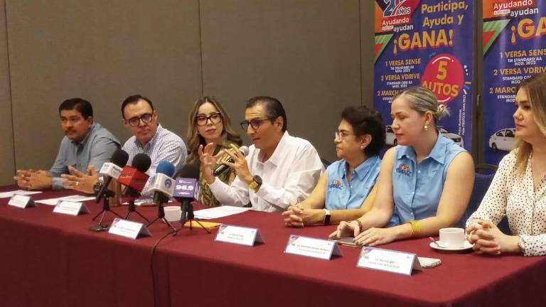 En la rifa se sortearán cinco automóviles Nissan, 10 pantallas de 55 pulgadas y cinco laptops.