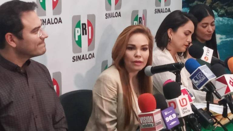 Paola Gárate, dirigente del PRI en Sinaloa, habla sobre la posible postulación de Malova.