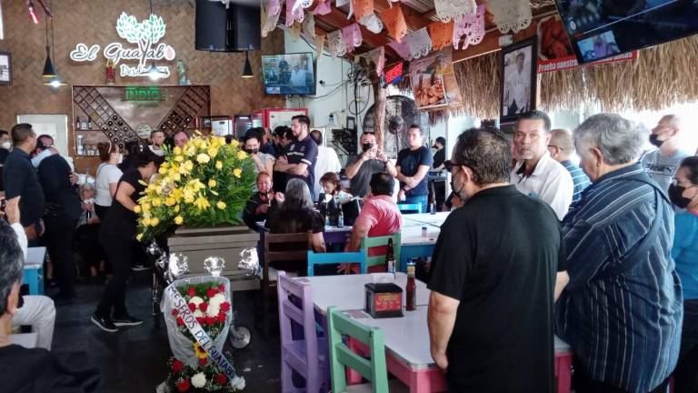 Homenaje a Jaime “Jimmy” Flores en el restaurante El Guayabo, en Culiacán.