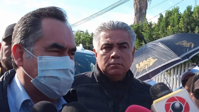 Jesús Madueña Molina, ex Rector de la UAS, a su llegada al Centro de Justicia Penal.