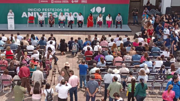 Gobernador y Alcalde inauguran semana de festejos por 491 aniversario de Culiacán