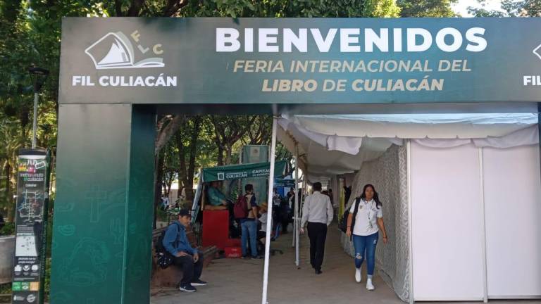 Entrada a las instalaciones de la Feria Internacional del Libro de Culiacán.
