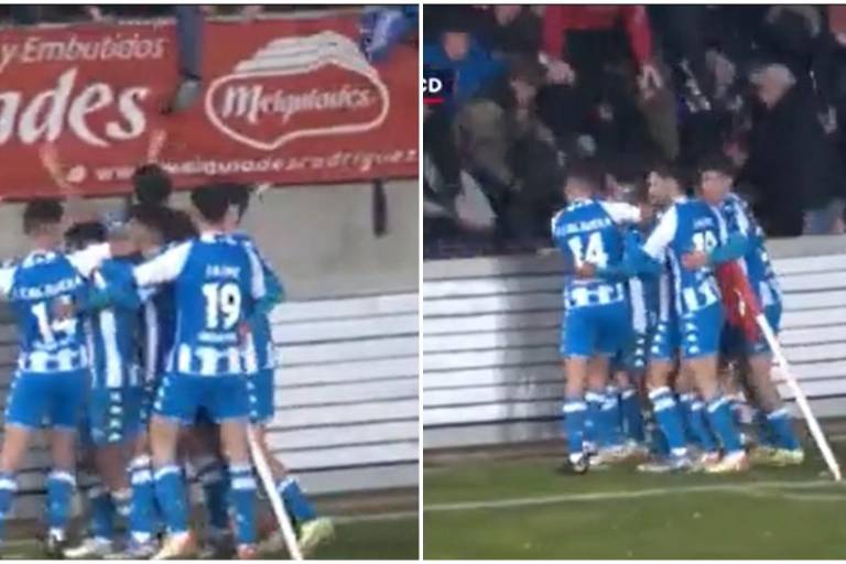 VIDEO: Tribuna se desploma con 30 aficionados durante un partido de futbol en España