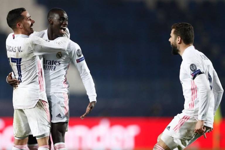 Mendy derriba el fortín de Bérgamo y Real Madrid se lleva una preciada victoria ante Atalanta