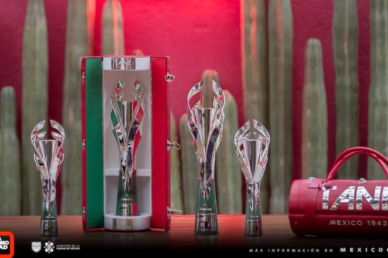 El Gran Premio de México presenta los trofeos que se entregarán a los ganadores