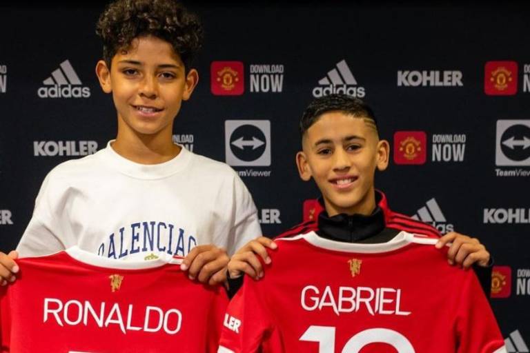 El hijo mayor de Cristiano Ronaldo ficha para el Manchester United con la camiseta 7