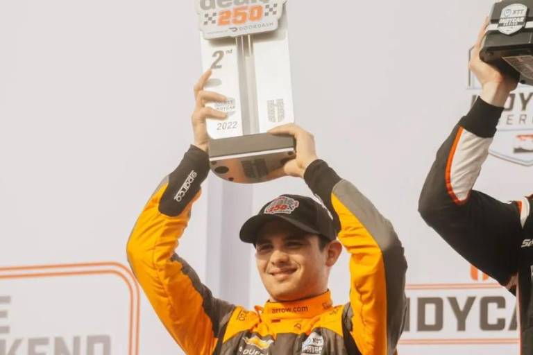 IndyCar: Pato O’Ward se sube al podio en Iowa; es segundo en primera de dos carreras