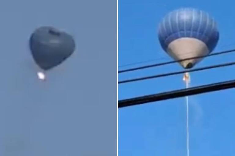 Globo aerostático se incendia en Teotihuacán; hay dos muertos