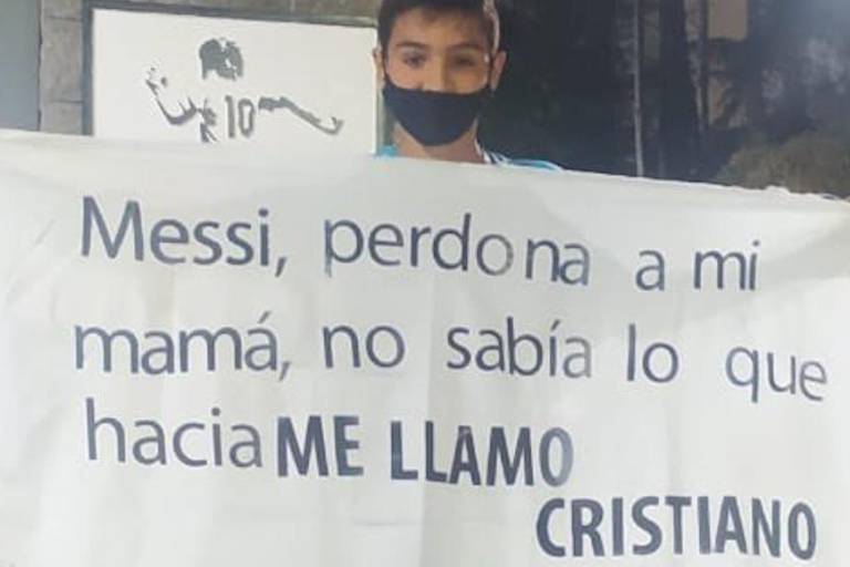 Un niño se disculpa con Messi por llamarse Cristiano y la FOTO se vuelve viral