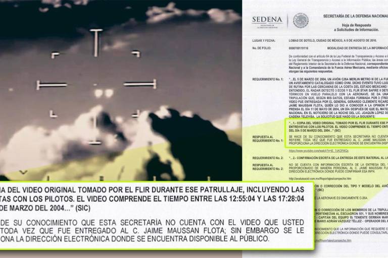 La Fuerza Aérea de México podría haber registrado un avistamiento de OVNIS, pero ya no tiene los videos
