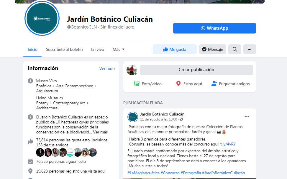 $!Invitan al público a fotografiar el estanque del Jardín Botánico de Culiacán