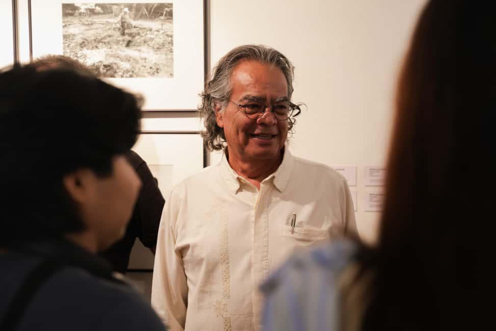 $!Pedro Valtierra charló con el público sobre su trabajo.