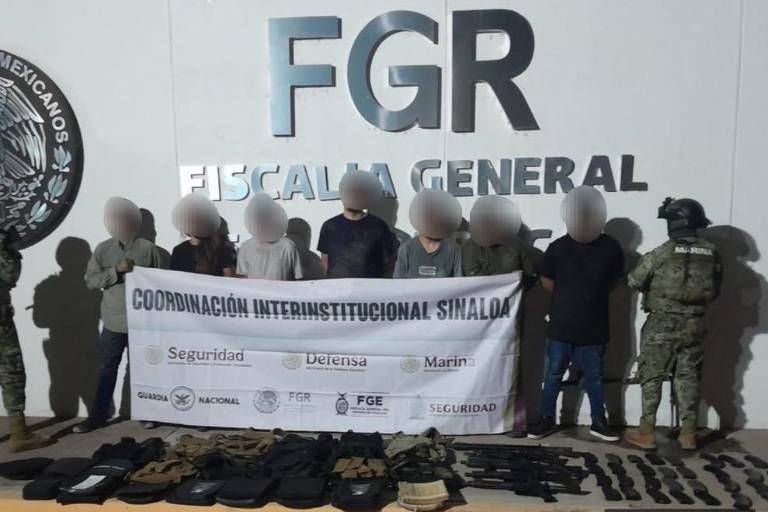 Siete detenidos tras enfrentamiento entre civiles armados y la Marina en Terranova, Culiacán