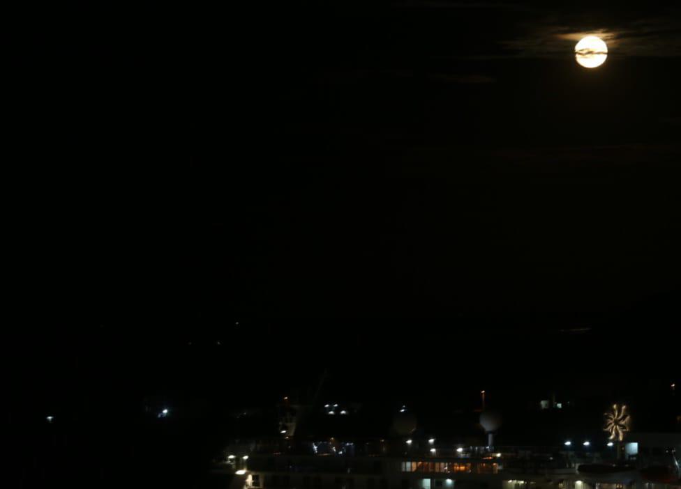 $!¿Viste la Luna de Flores? Así lució desde Mazatlán