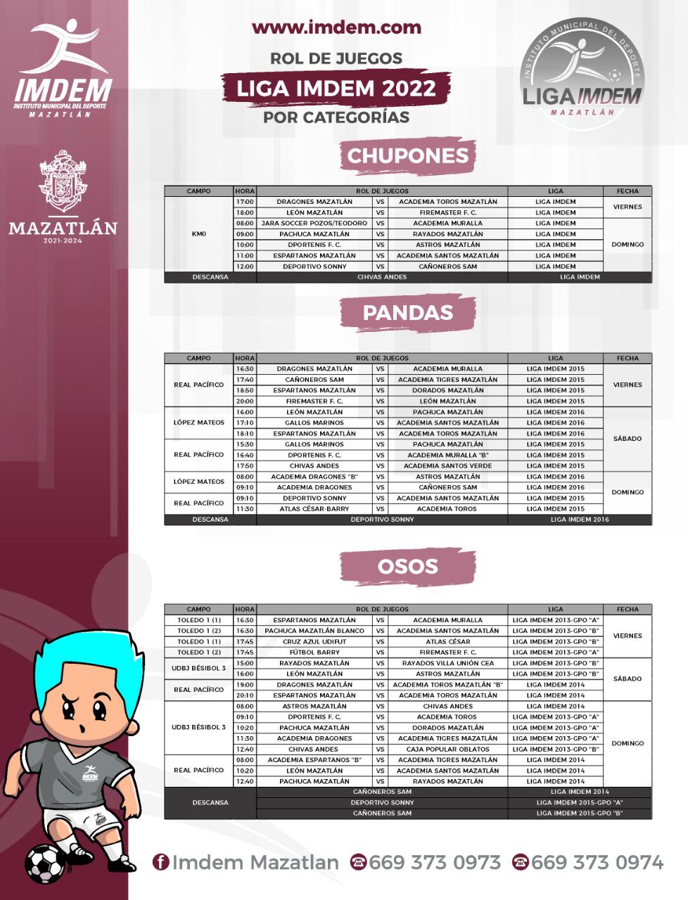 $!Regresa actividad de Liga Imdem de Futbol con más de 60 juegos